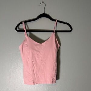 lululemon athletica Soft Pink Adjustable-Strap Camisole Padded